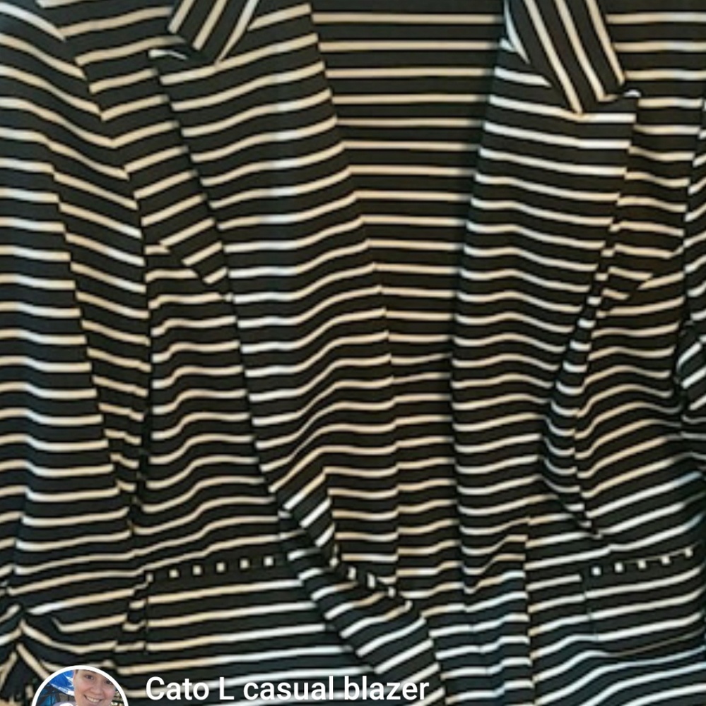 Cato striped blazer